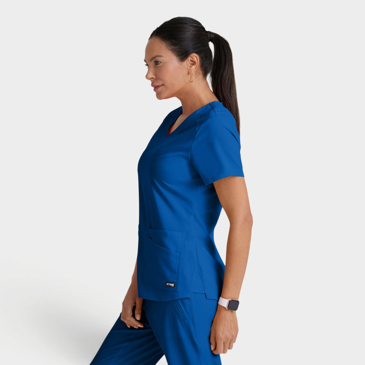 Emma 4-Pocket V-Neck Scrub Top | GRST011