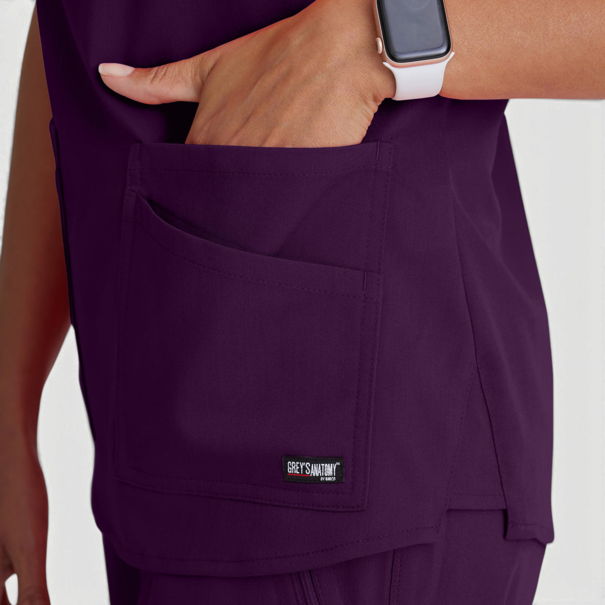 Emma 4-Pocket V-Neck Scrub Top | GRST011