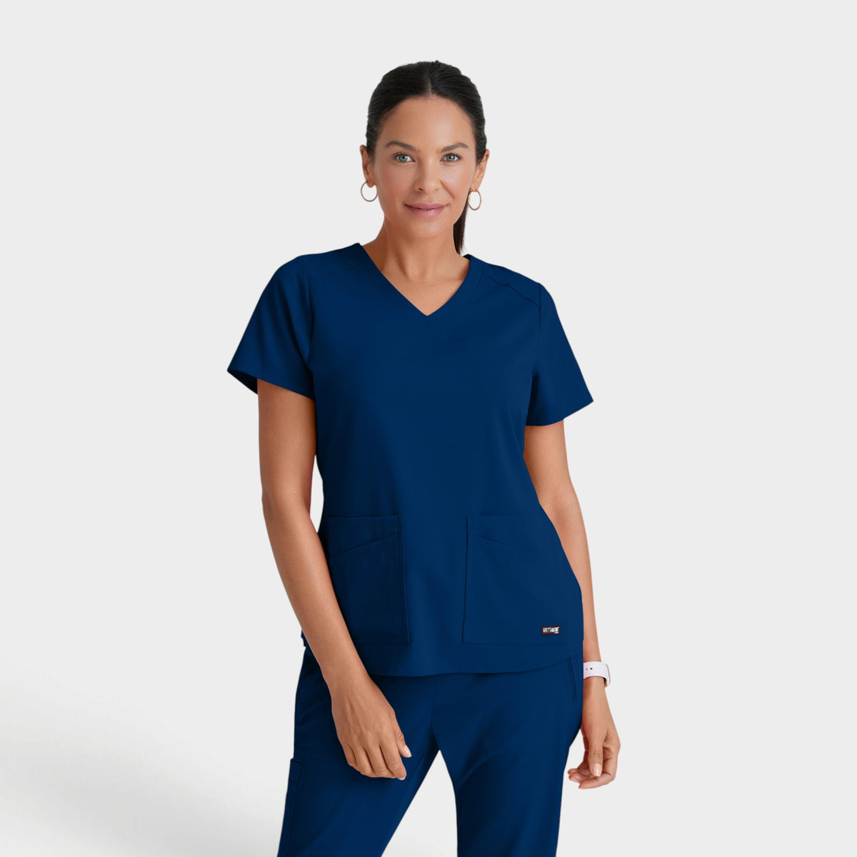 Emma 4-Pocket V-Neck Scrub Top | GRST011