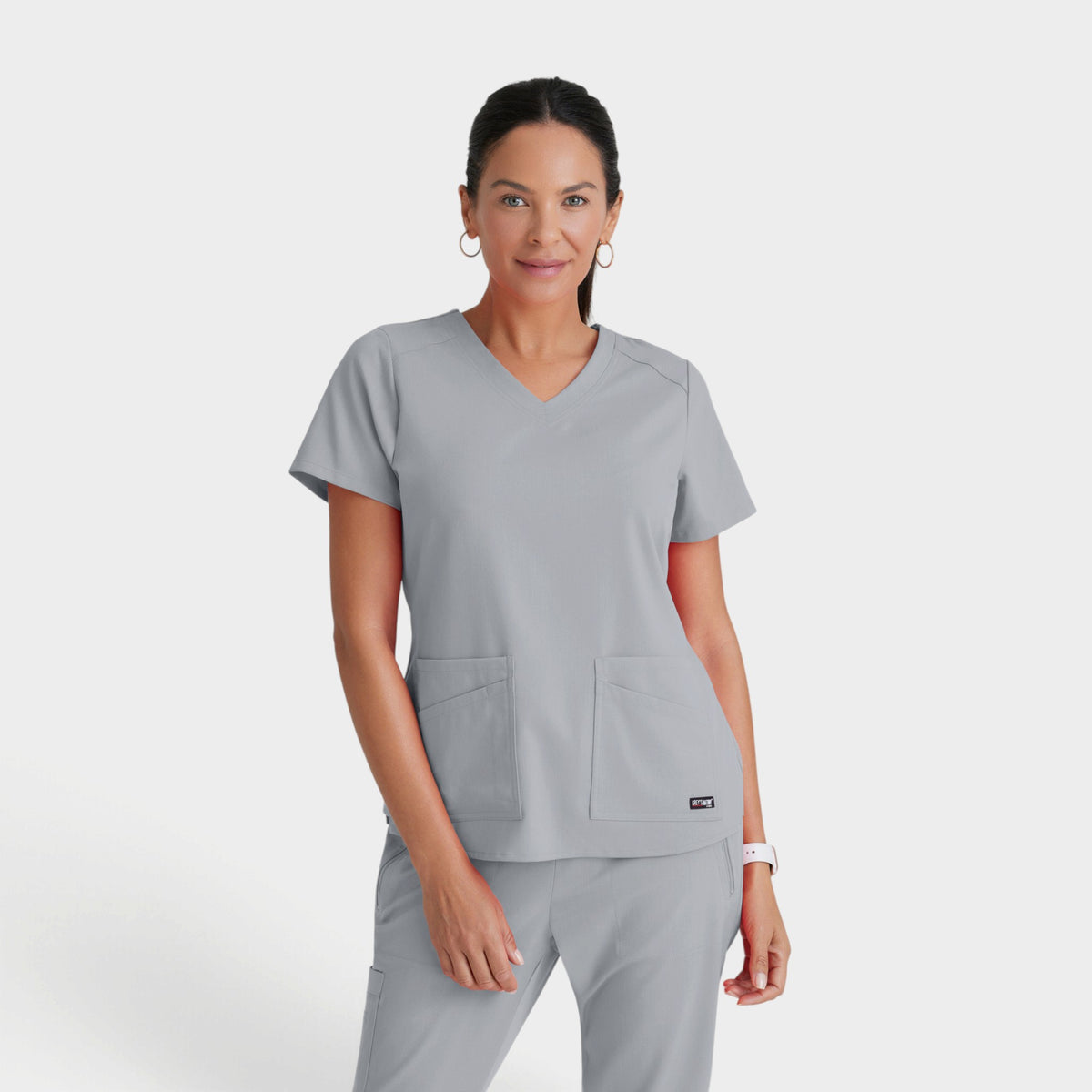 Emma 4-Pocket V-Neck Scrub Top | GRST011