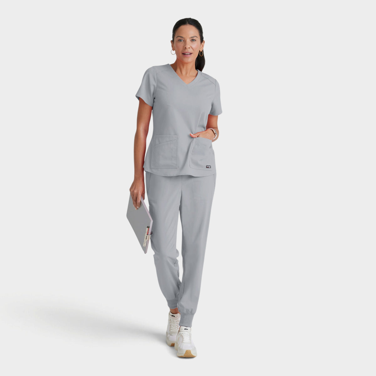 Emma 4-Pocket V-Neck Scrub Top | GRST011