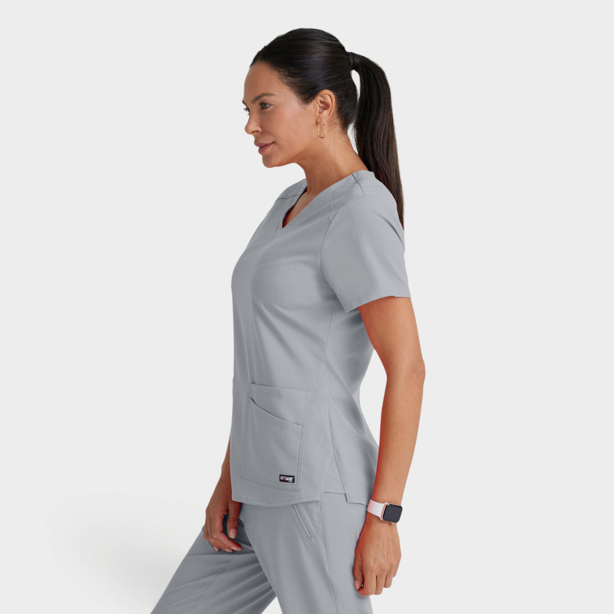 Emma 4-Pocket V-Neck Scrub Top | GRST011