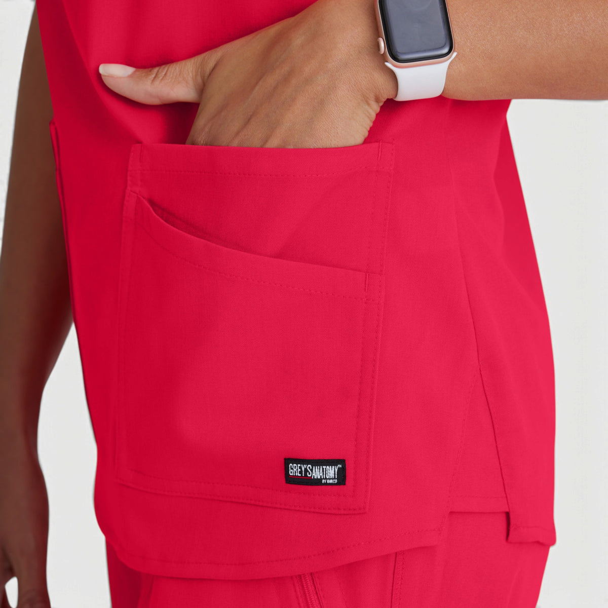 Emma 4-Pocket V-Neck Scrub Top | GRST011