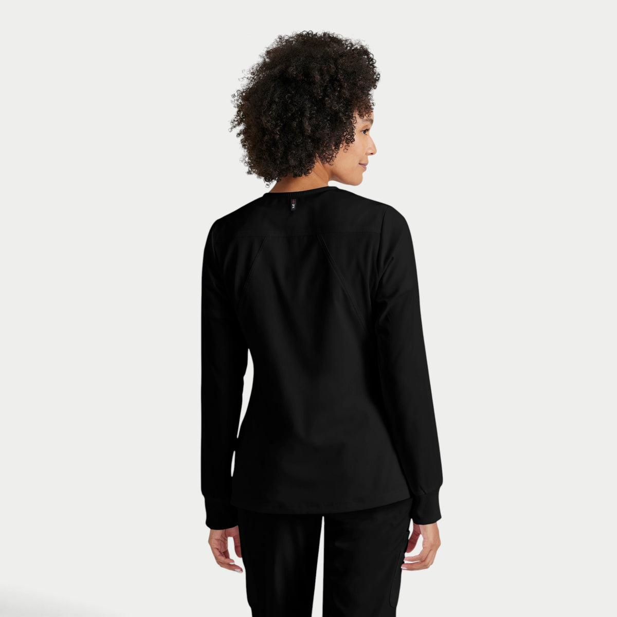 Gianna 5-Pocket Crewneck Scrub Jacket | GRSW873