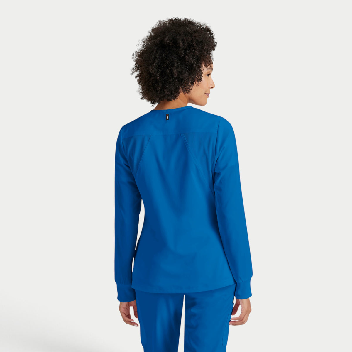 Gianna 5-Pocket Crewneck Scrub Jacket | GRSW873