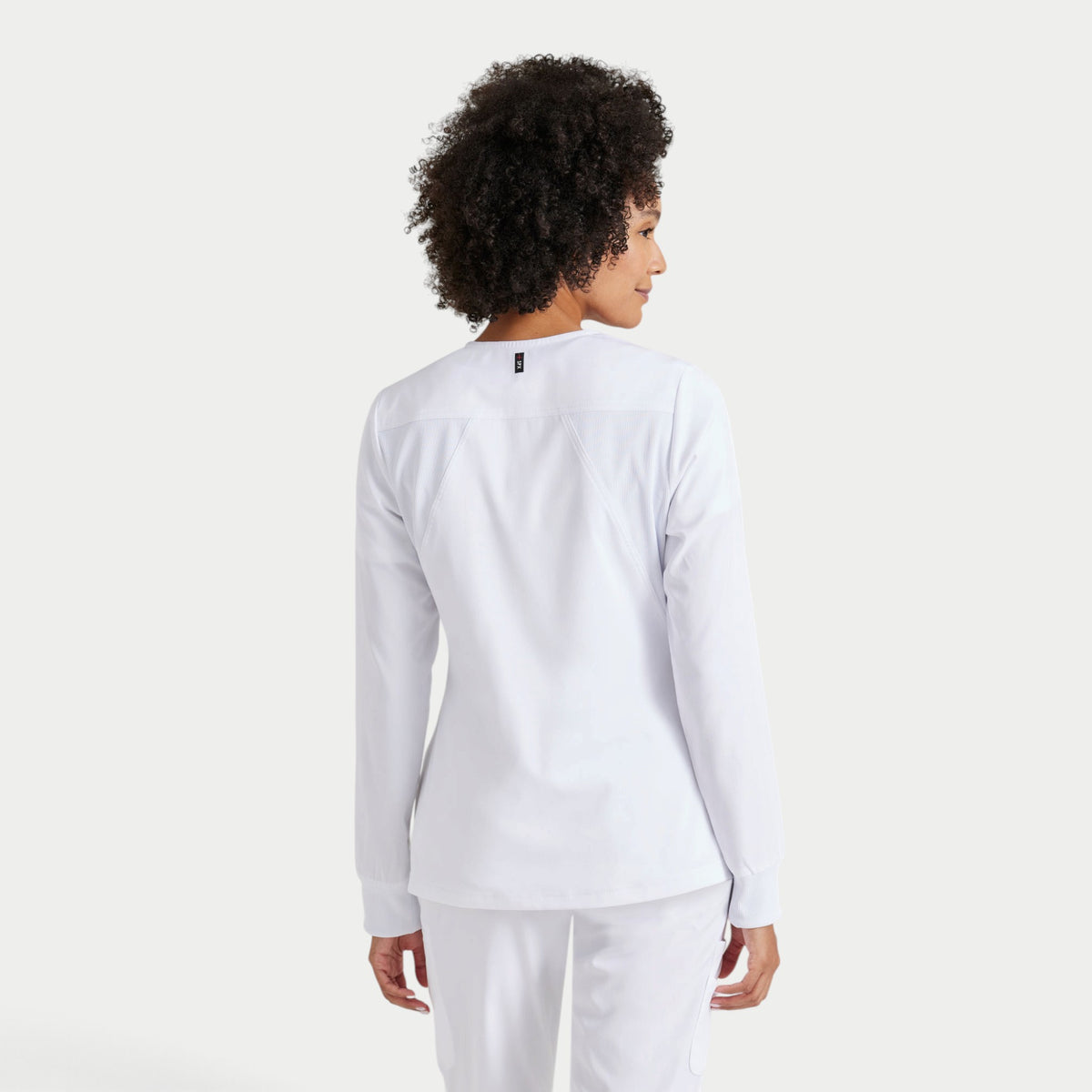 Gianna 5-Pocket Crewneck Scrub Jacket | GRSW873