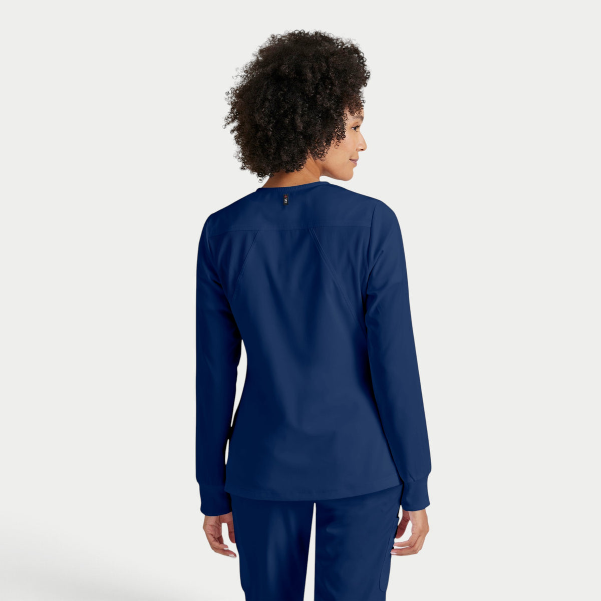 Gianna 5-Pocket Crewneck Scrub Jacket | GRSW873
