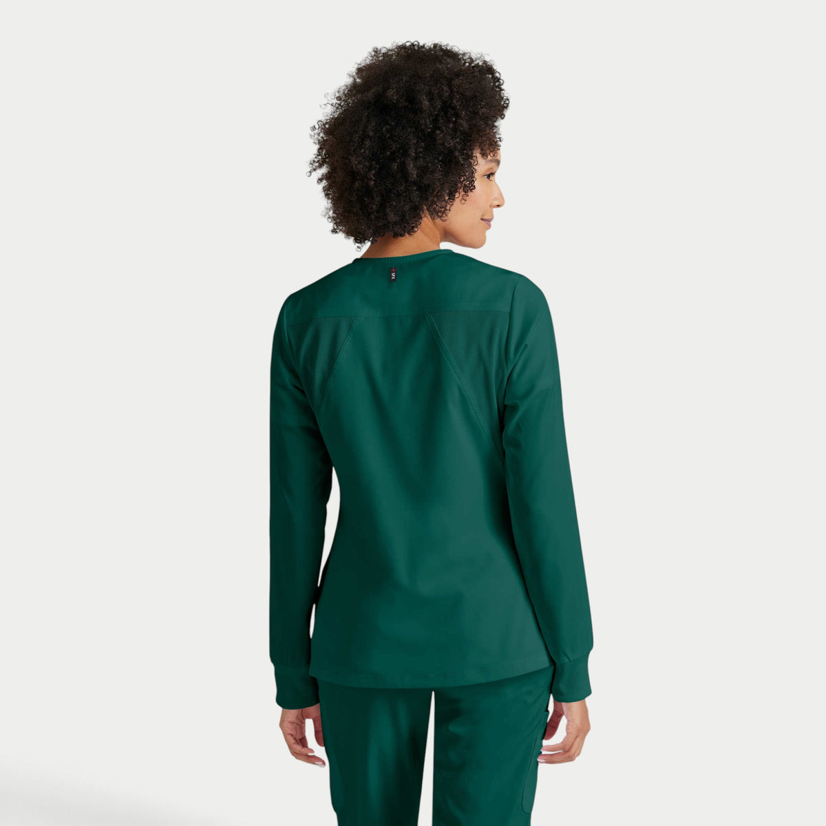 Gianna 5-Pocket Crewneck Scrub Jacket | GRSW873