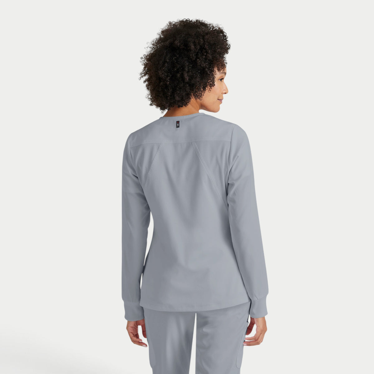 Gianna 5-Pocket Crewneck Scrub Jacket | GRSW873