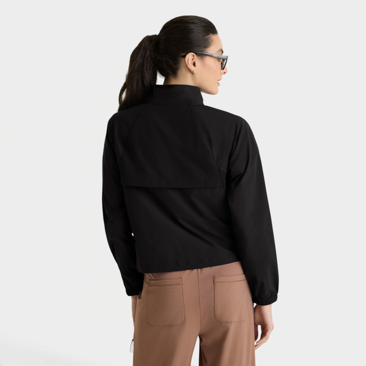 Crystal 4-Pocket Zip-Front Windbreaker Jacket | GRSJ940