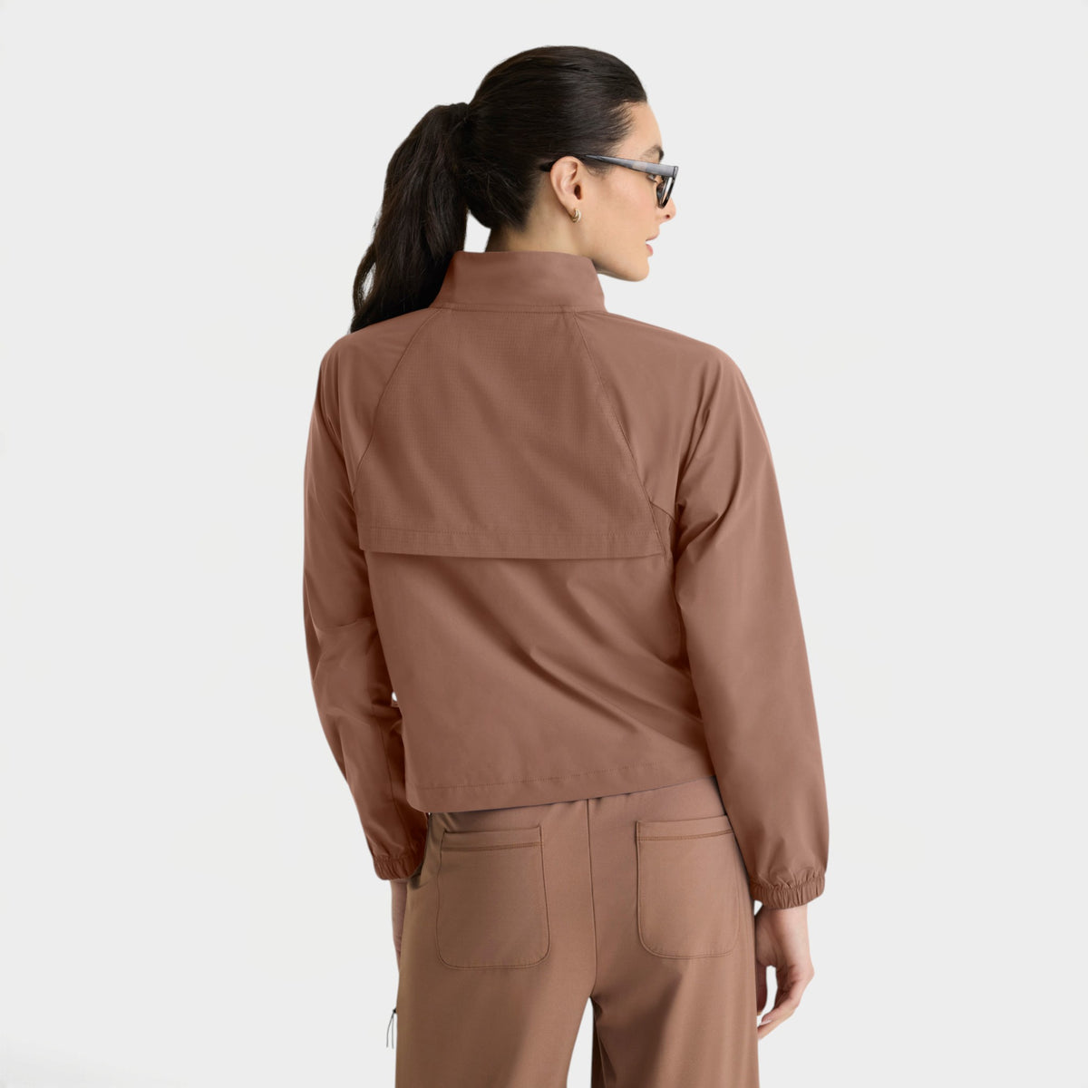 Crystal 4-Pocket Zip-Front Windbreaker Jacket | GRSJ940
