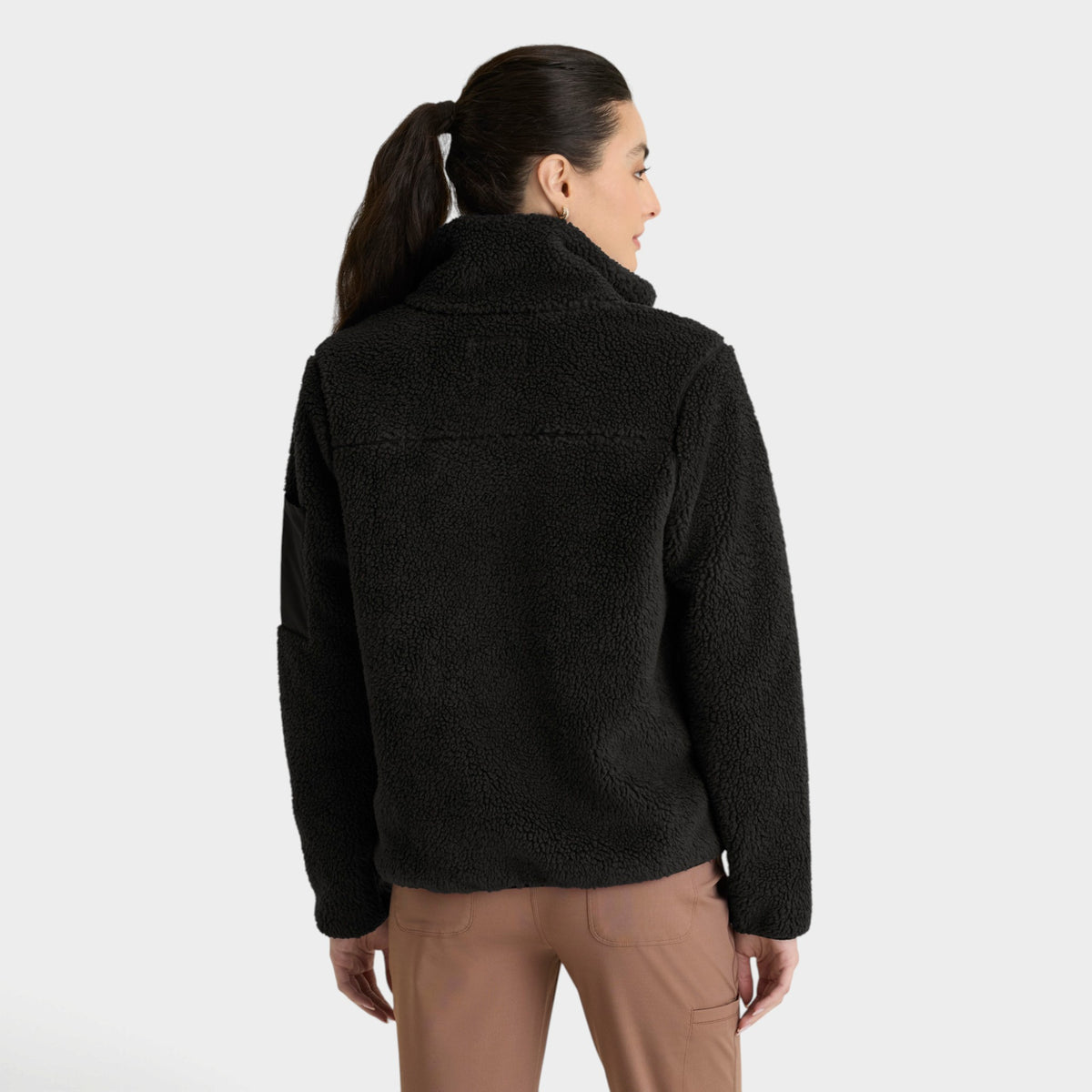 Carol 5-Pocket Snap Front Sherpa Jacket | GRSJ941