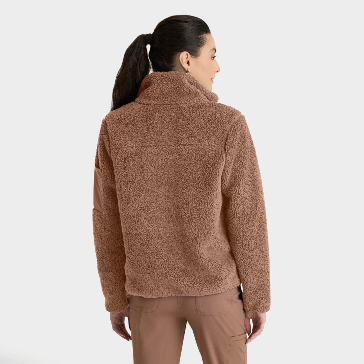 Carol 5-Pocket Snap Front Sherpa Jacket | GRSJ941