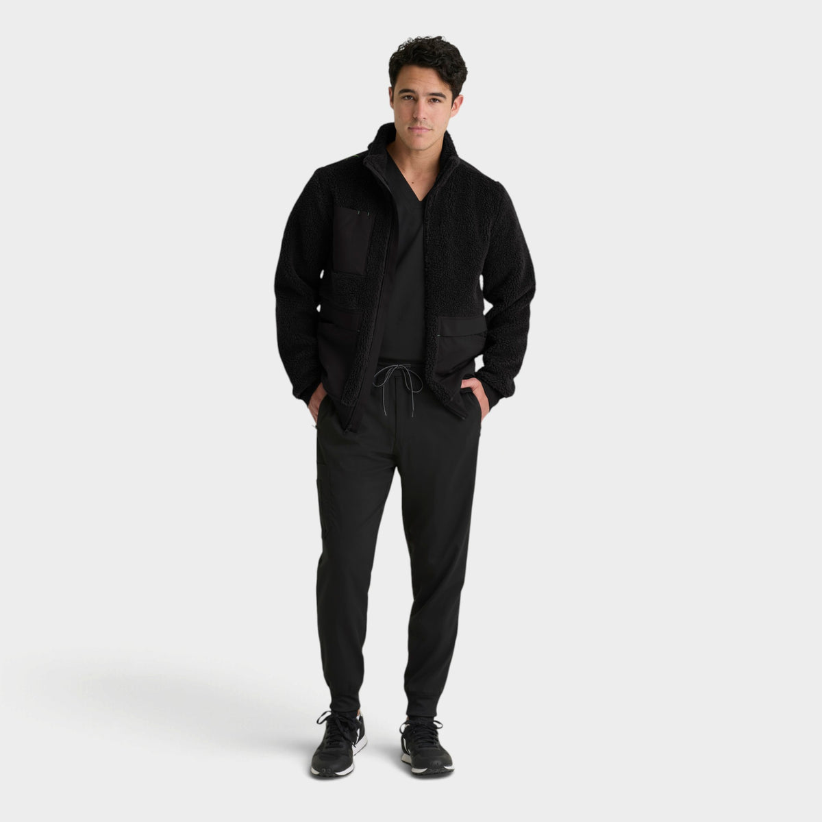 Randin 5-Pocket Sherpa Zip Front Jacket | GRSJ942