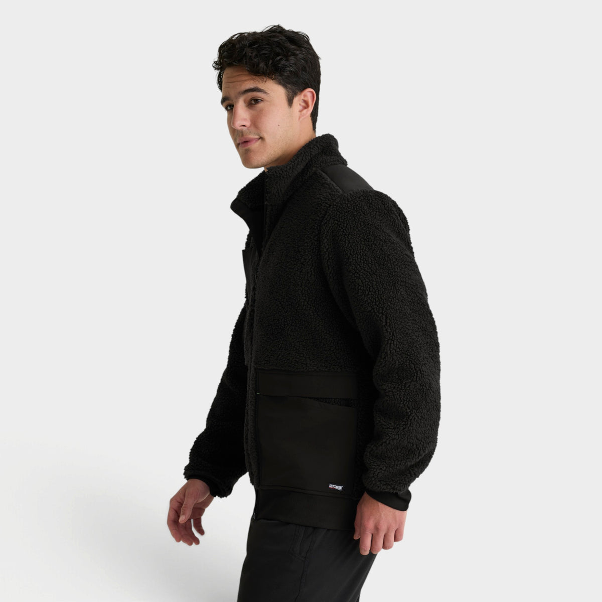 Randin 5-Pocket Sherpa Zip Front Jacket | GRSJ942