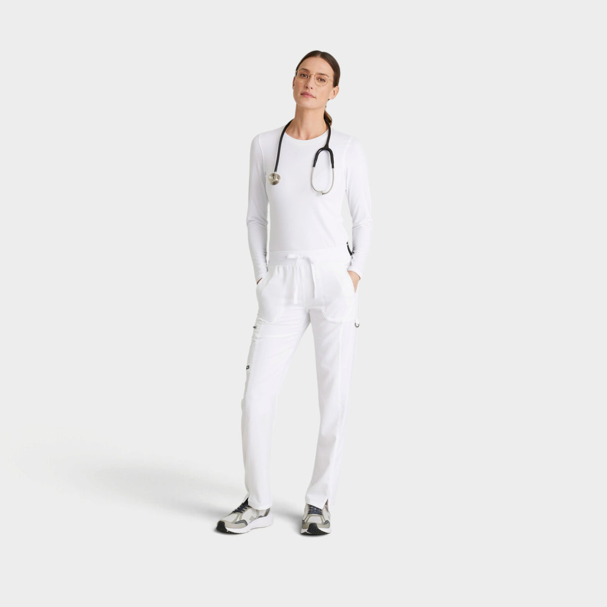 Kim 3-Pocket Mid-Rise Straight Leg Pant | GRSP500