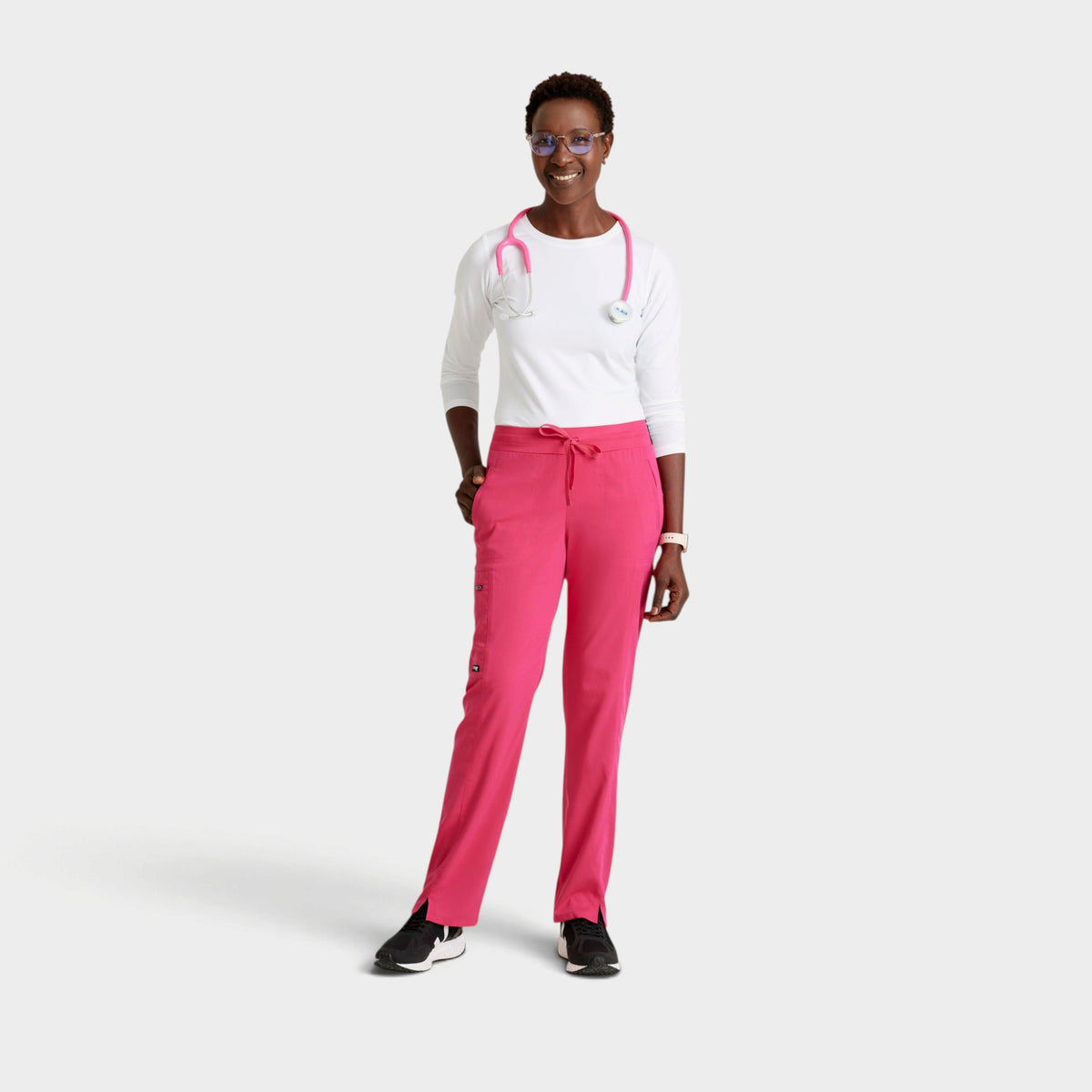 Kim 3-Pocket Mid-Rise Straight Leg Pant | GRSP500