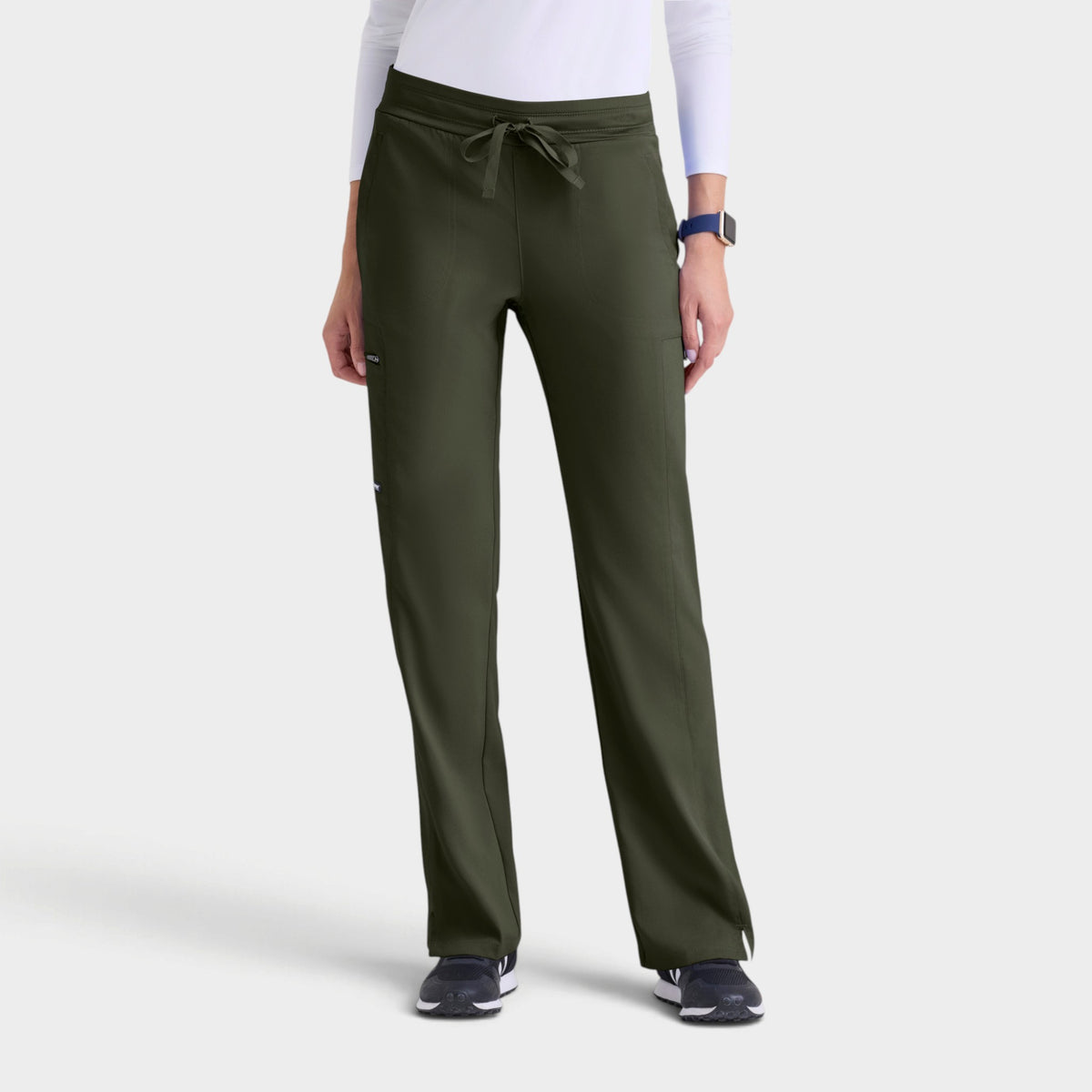 Kim 3-Pocket Mid-Rise Straight Leg Pant | GRSP500