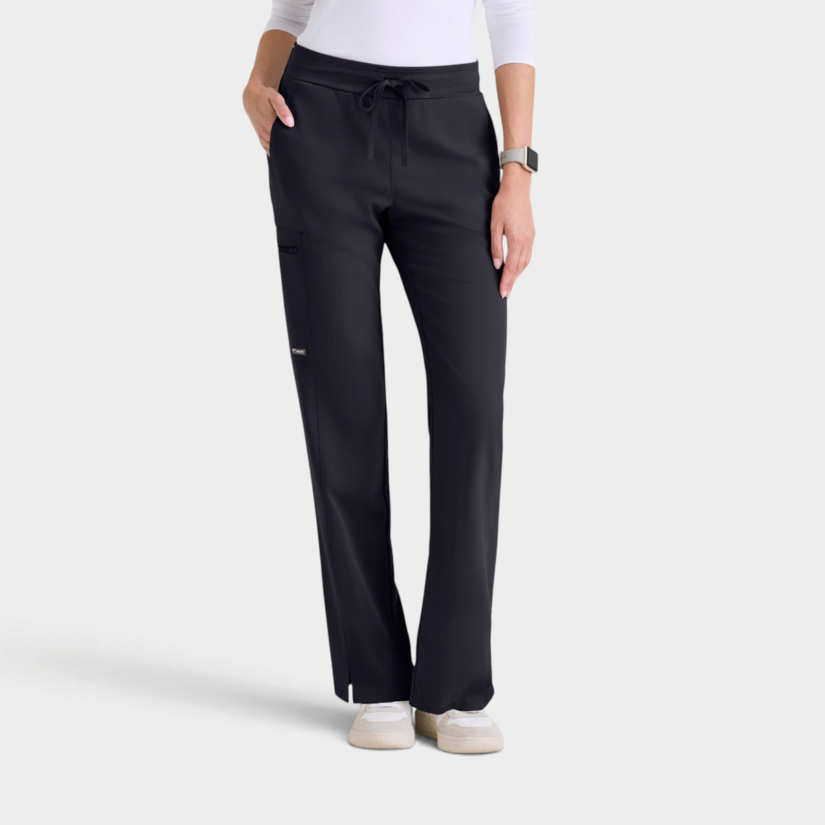Kim 3-Pocket Mid-Rise Straight Leg Pant | GRSP500