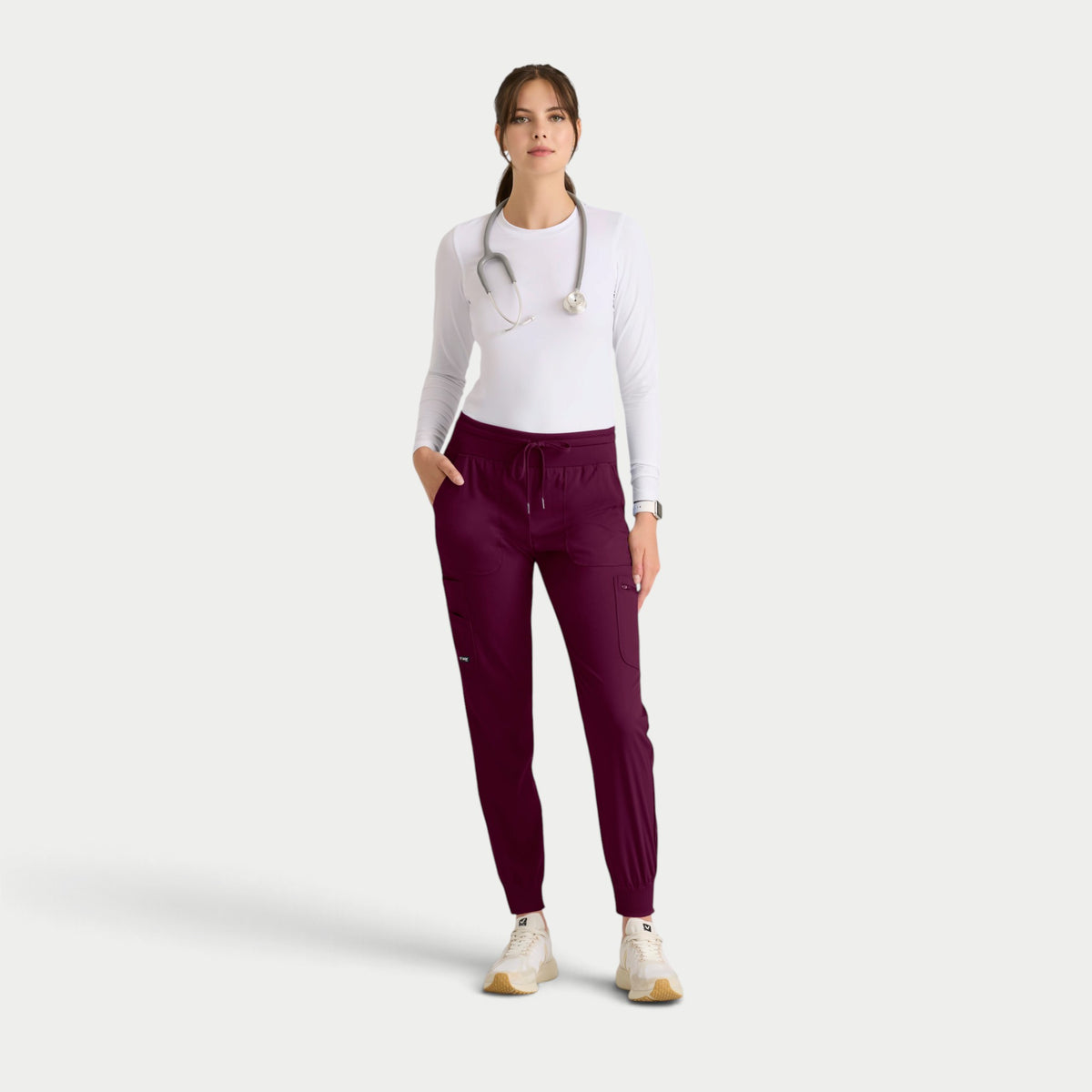 Carly 7-Pocket Mid-Rise Jogger Pant | GRSP527