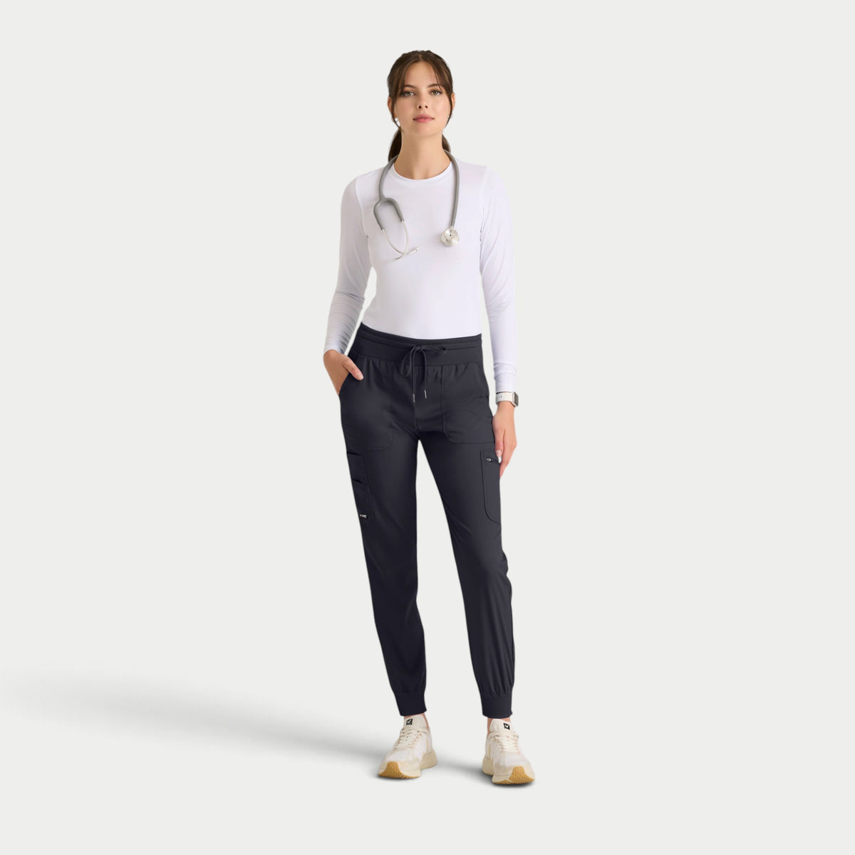 Carly 7-Pocket Mid-Rise Jogger Pant | GRSP527