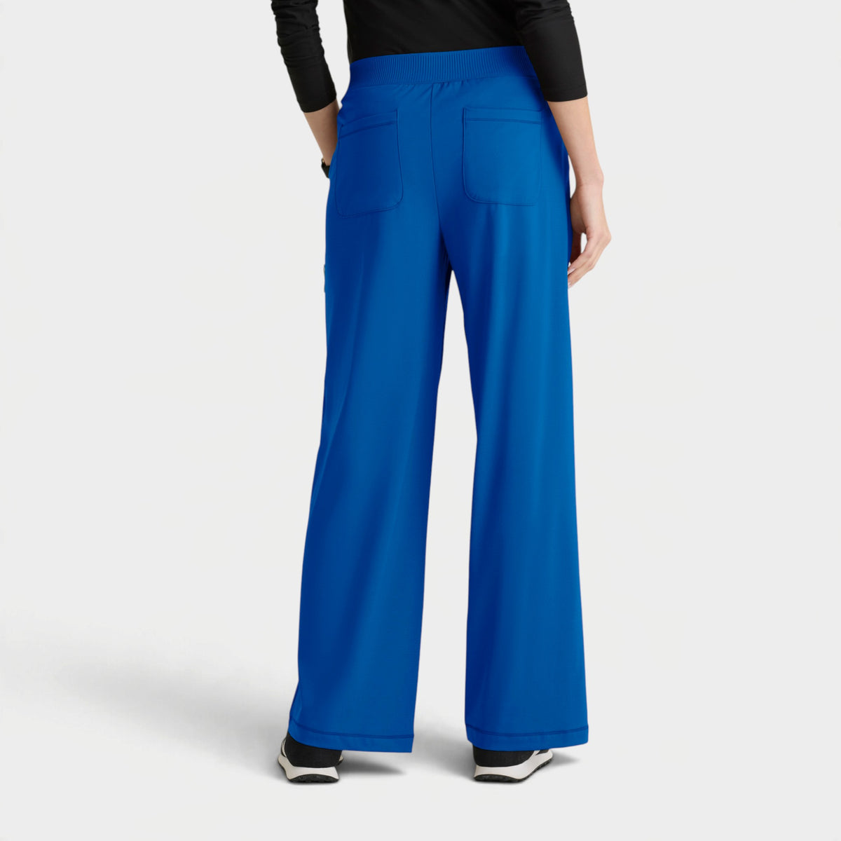 Crystal 6-Pocket Elastic Waistband Wide Leg Pant | GRSP746