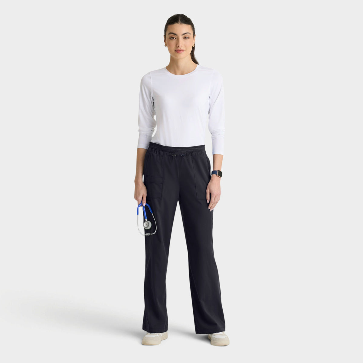 Nina 7-Pocket High Rise Wide Leg Pant | GRSP747