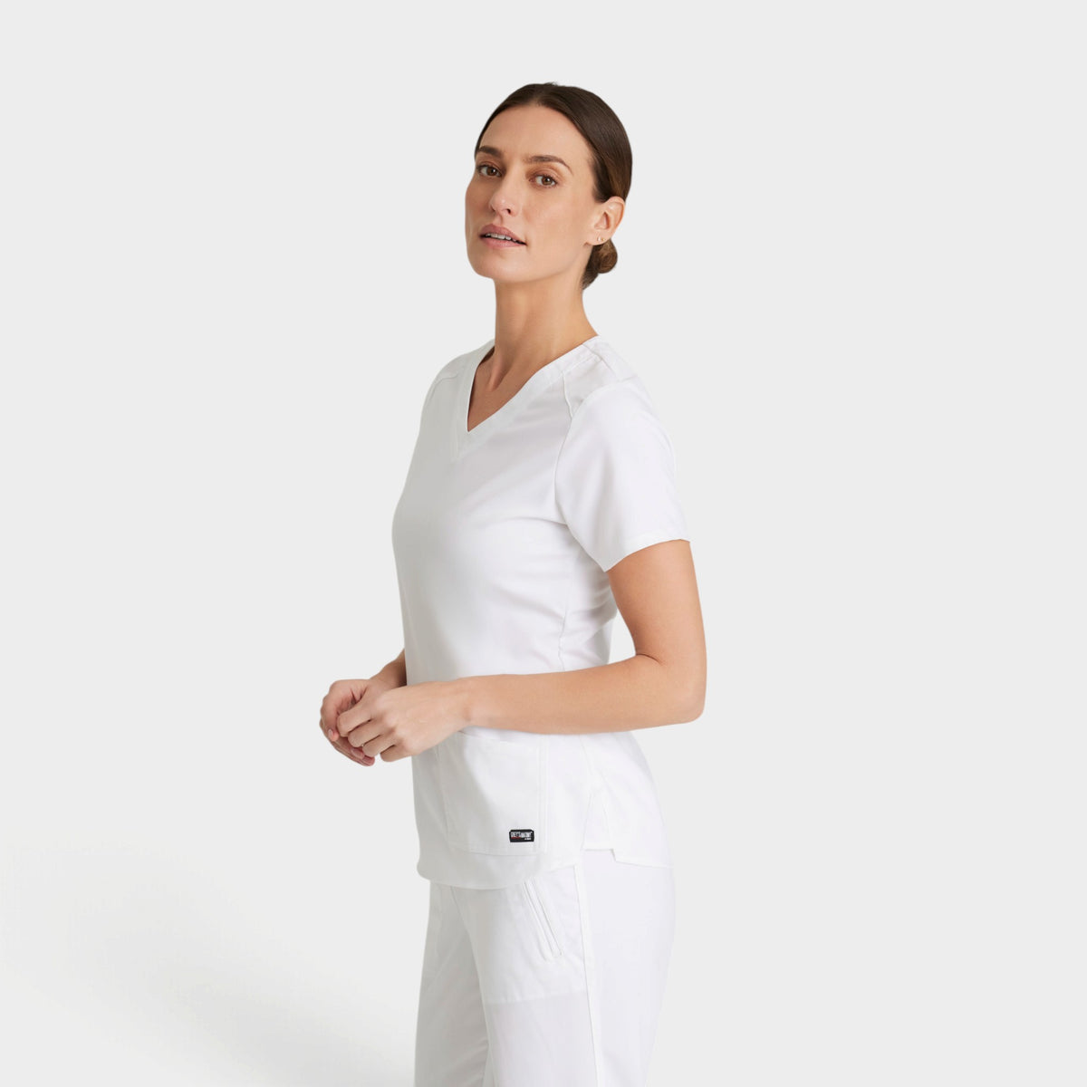 Emma 4-Pocket V-Neck Scrub Top | GRST011