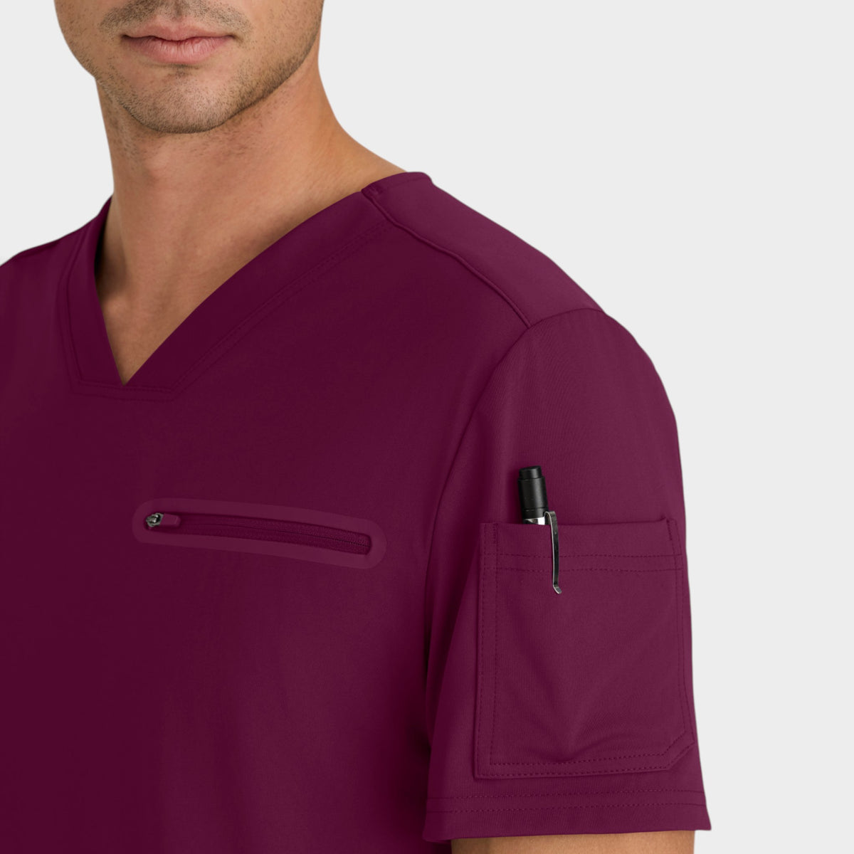 Clarity 2-Pocket V-Neck Men's Top | GRST275