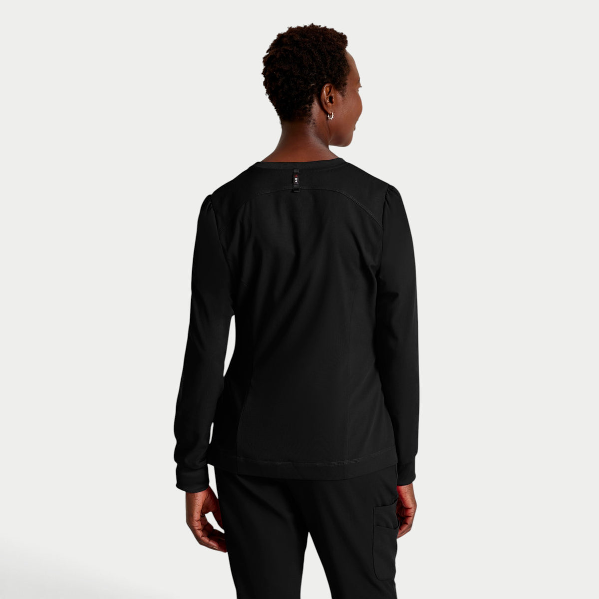 Millie 3-Pocket Crewneck Scrub Jacket | GRSW017