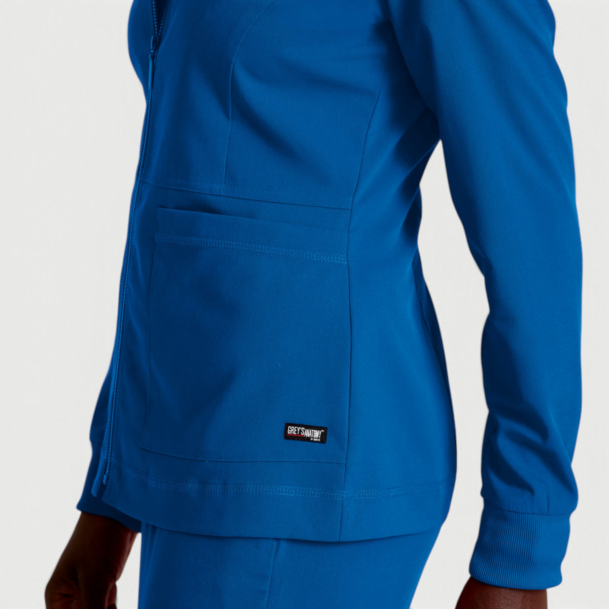 Millie 3-Pocket Crewneck Scrub Jacket | GRSW017