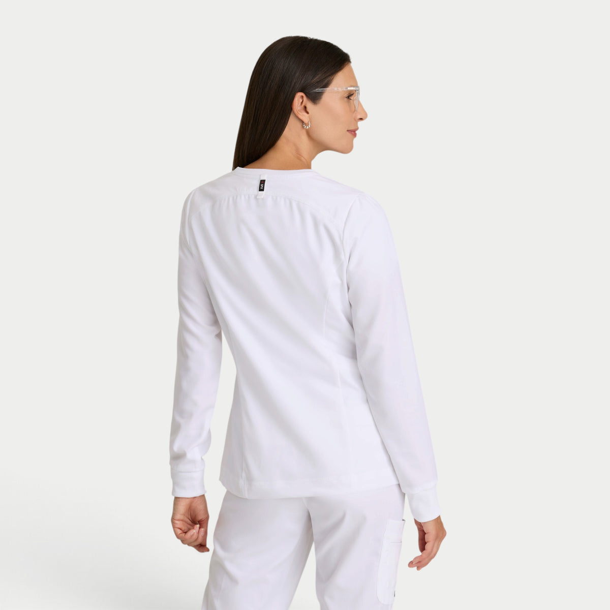 Millie 3-Pocket Crewneck Scrub Jacket | GRSW017