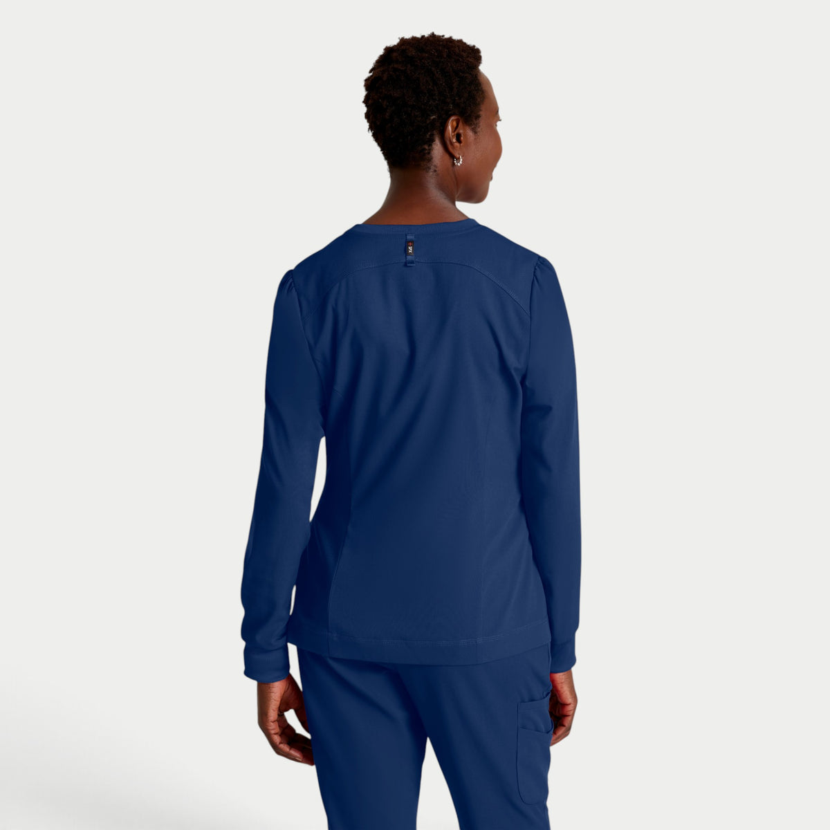 Millie 3-Pocket Crewneck Scrub Jacket | GRSW017