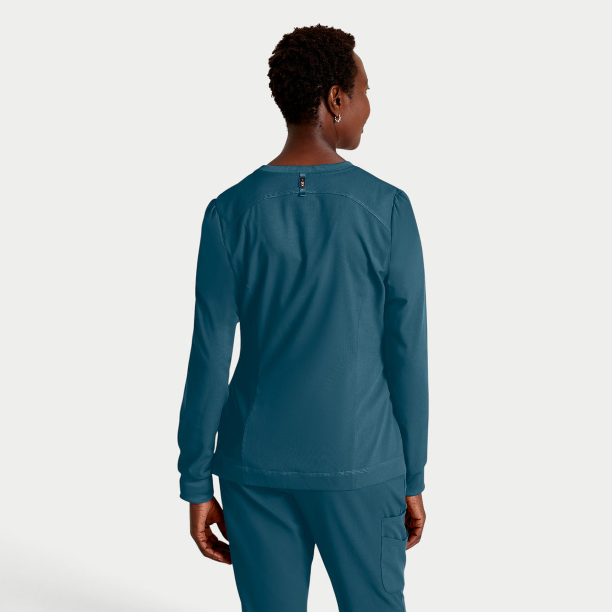 Millie 3-Pocket Crewneck Scrub Jacket | GRSW017