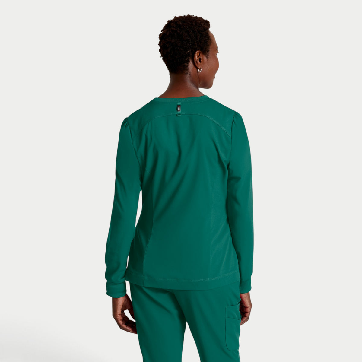 Millie 3-Pocket Crewneck Scrub Jacket | GRSW017