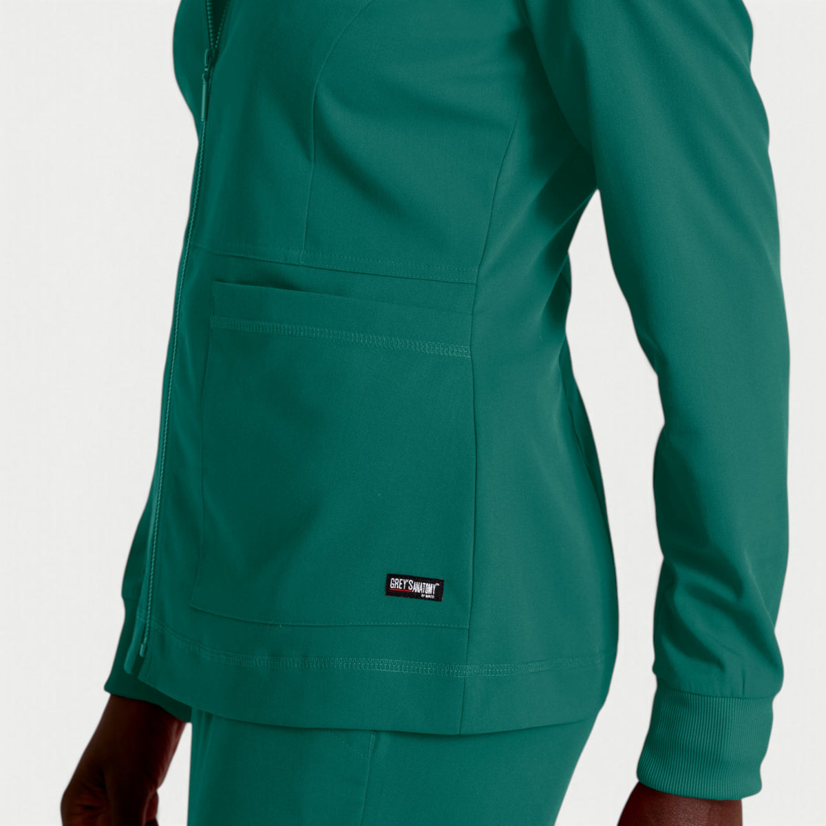 Millie 3-Pocket Crewneck Scrub Jacket | GRSW017