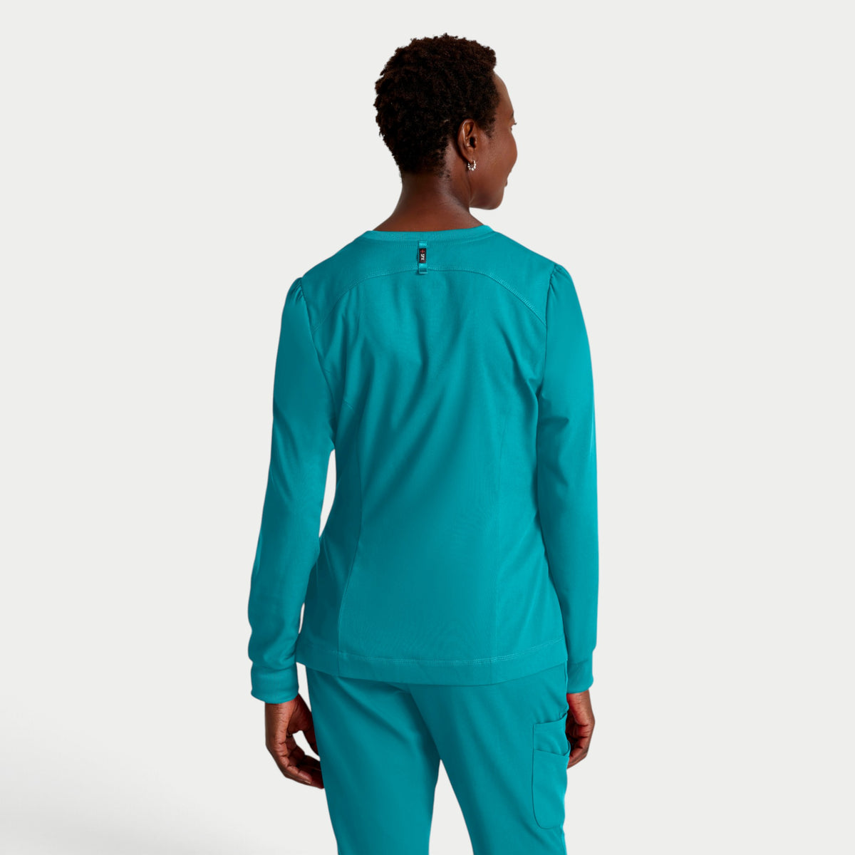 Millie 3-Pocket Crewneck Scrub Jacket | GRSW017