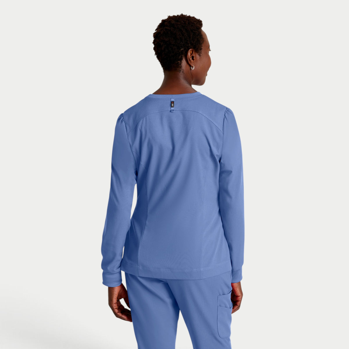 Millie 3-Pocket Crewneck Scrub Jacket | GRSW017