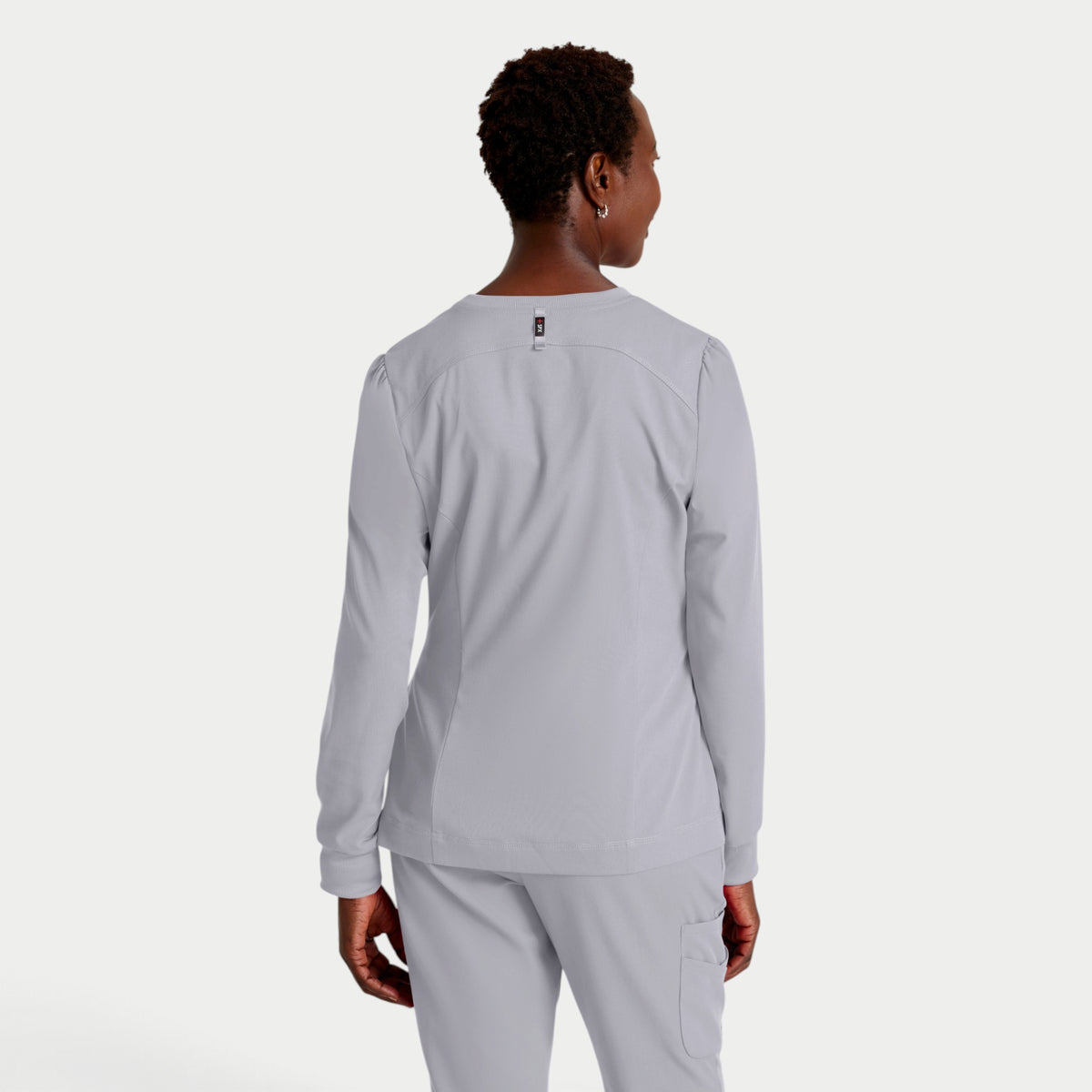 Millie 3-Pocket Crewneck Scrub Jacket | GRSW017