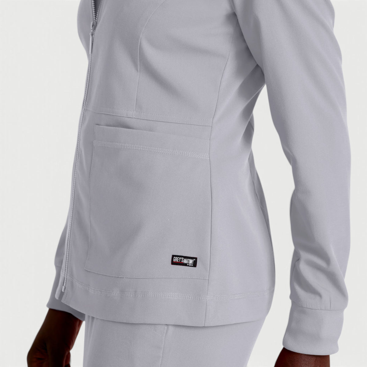 Millie 3-Pocket Crewneck Scrub Jacket | GRSW017