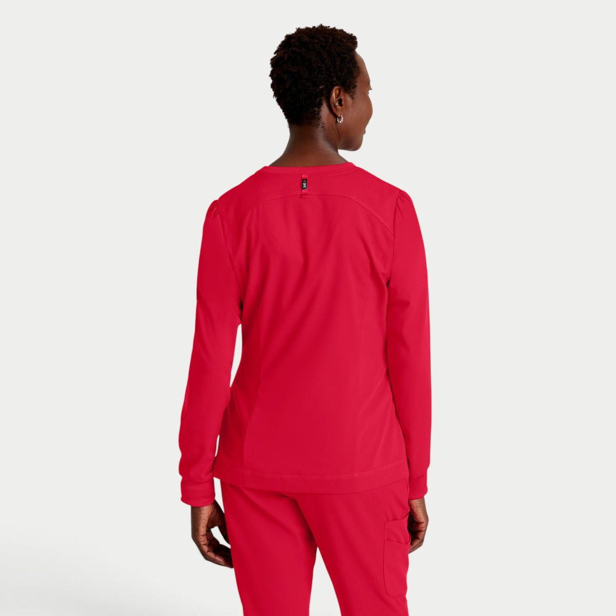 Millie 3-Pocket Crewneck Scrub Jacket | GRSW017