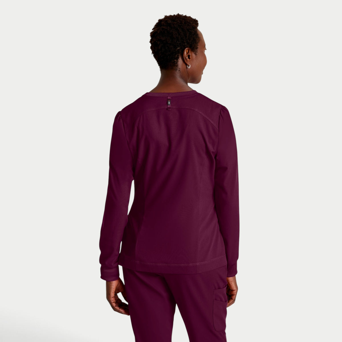 Millie 3-Pocket Crewneck Scrub Jacket | GRSW017