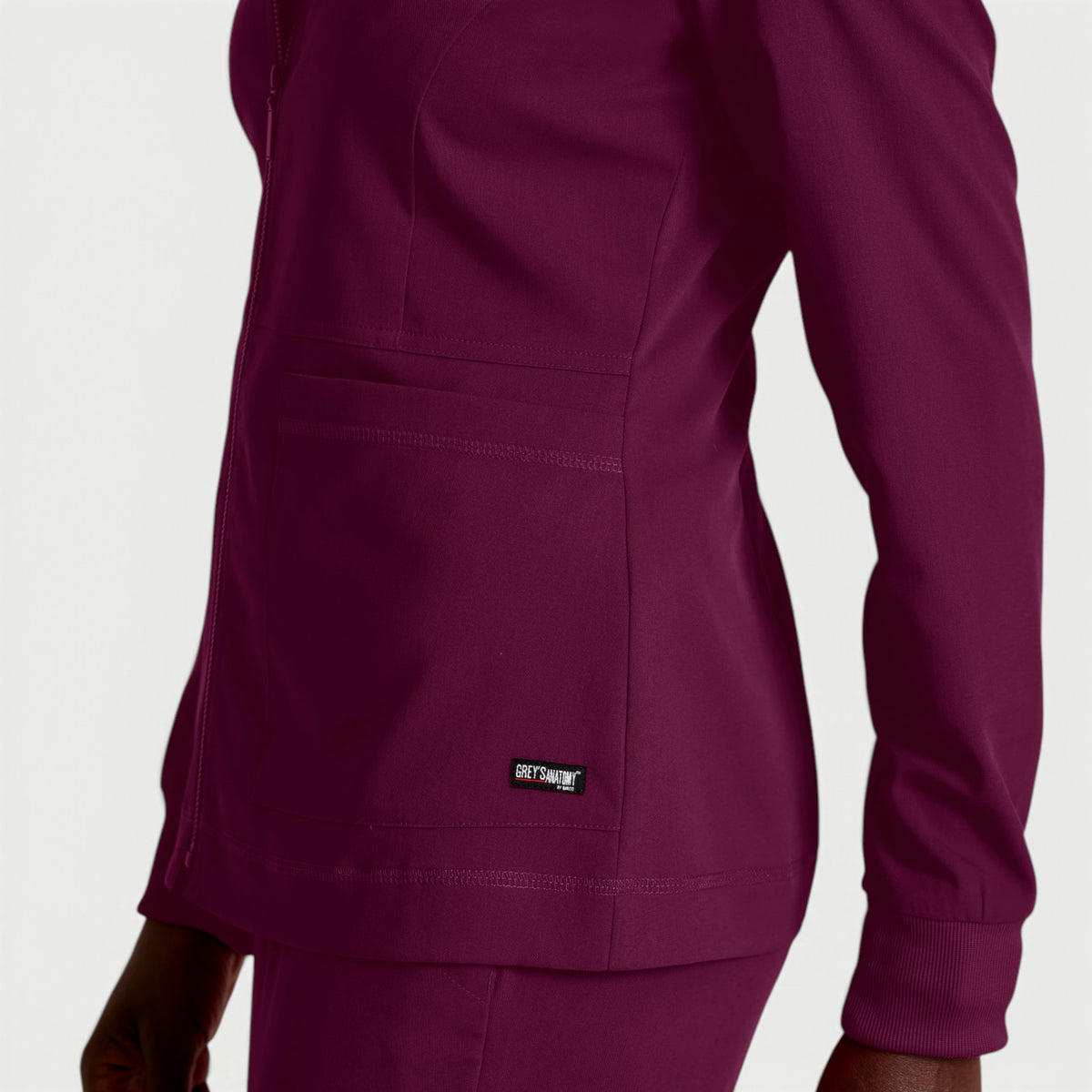 Millie 3-Pocket Crewneck Scrub Jacket | GRSW017