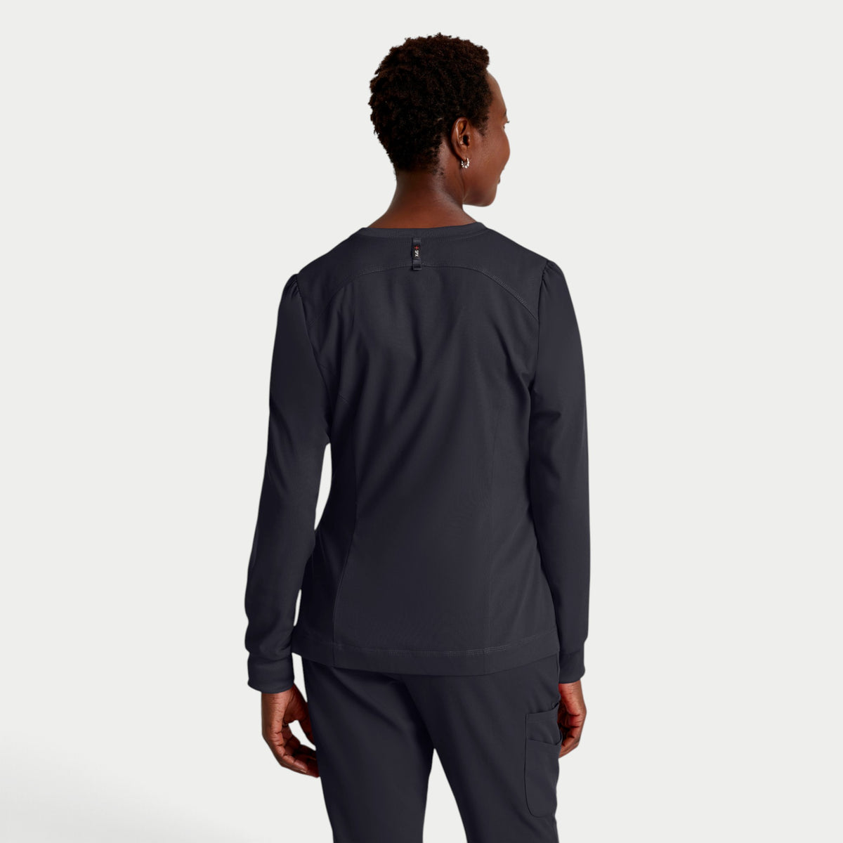 Millie 3-Pocket Crewneck Scrub Jacket | GRSW017