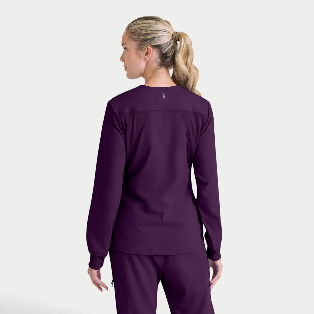 Gianna 5-Pocket Crewneck Scrub Jacket | GRSW873