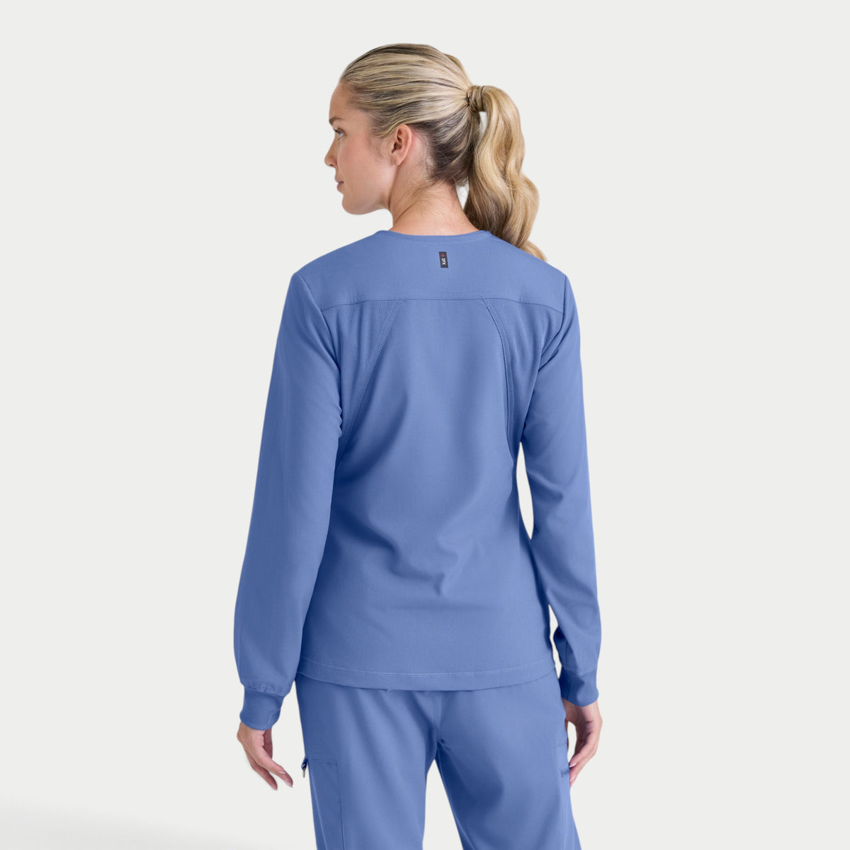Gianna 5-Pocket Crewneck Scrub Jacket | GRSW873
