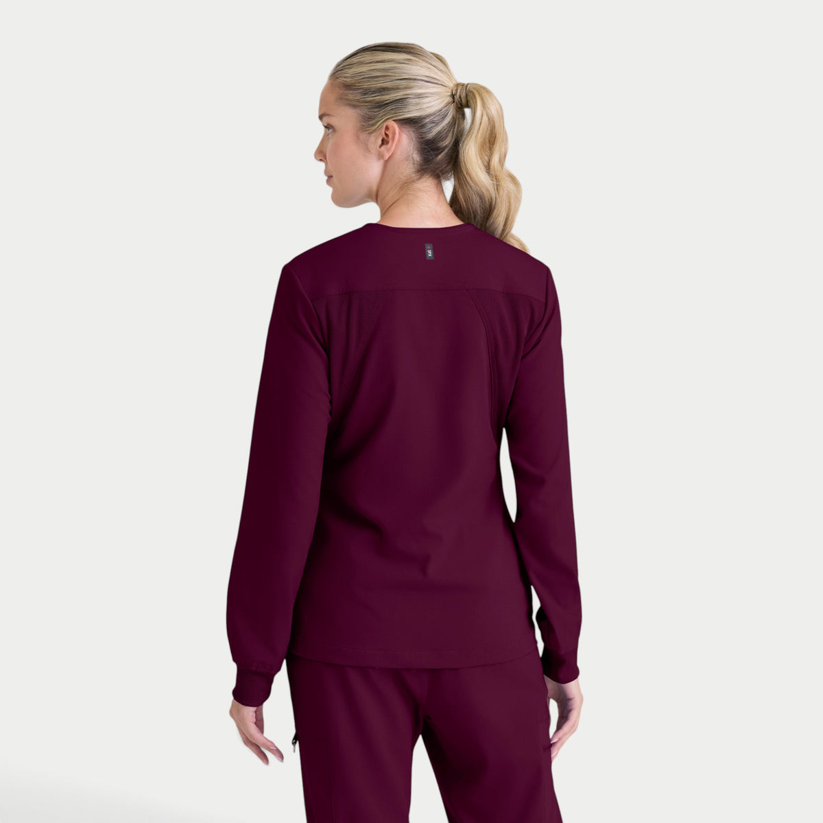 Gianna 5-Pocket Crewneck Scrub Jacket | GRSW873