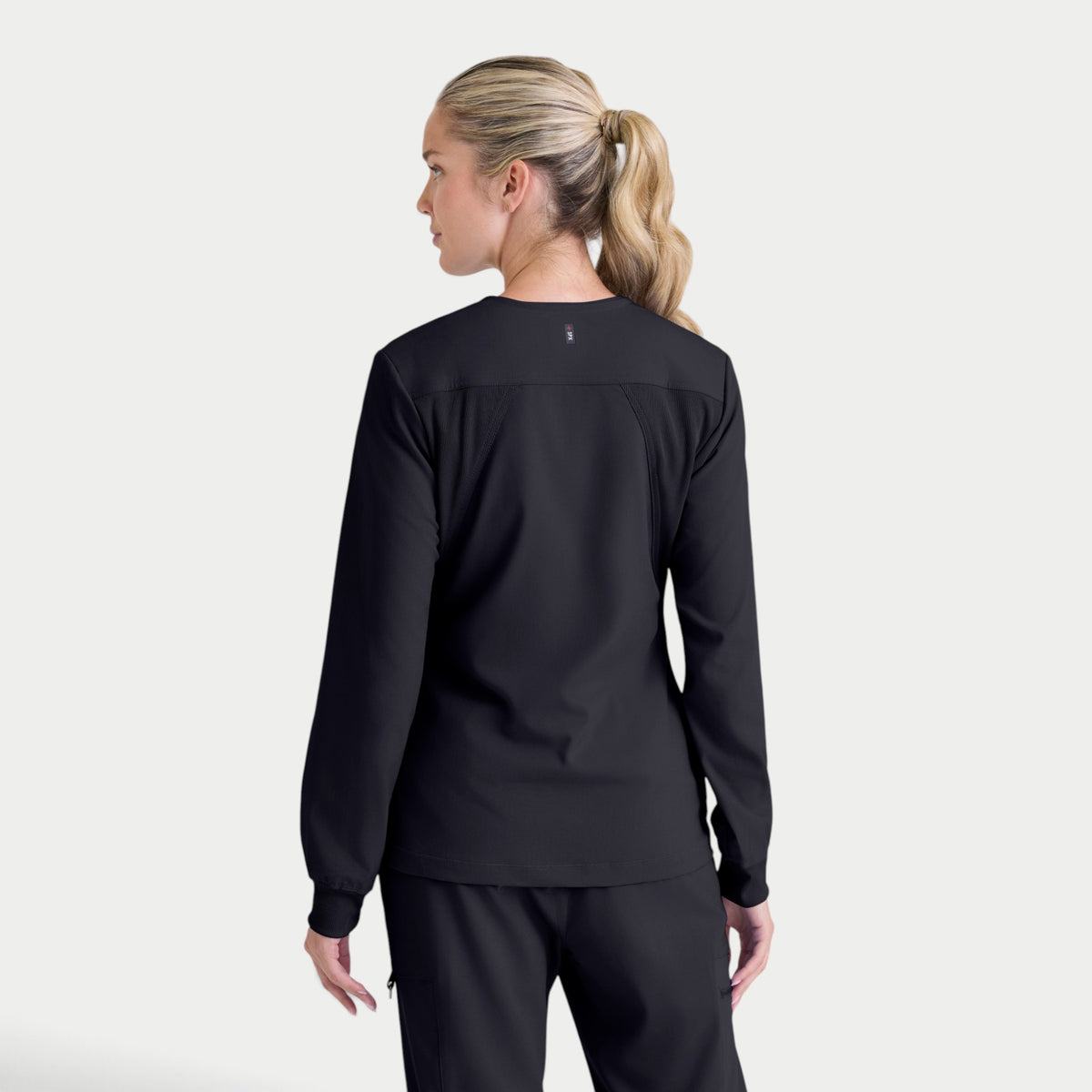 Gianna 5-Pocket Crewneck Scrub Jacket | GRSW873
