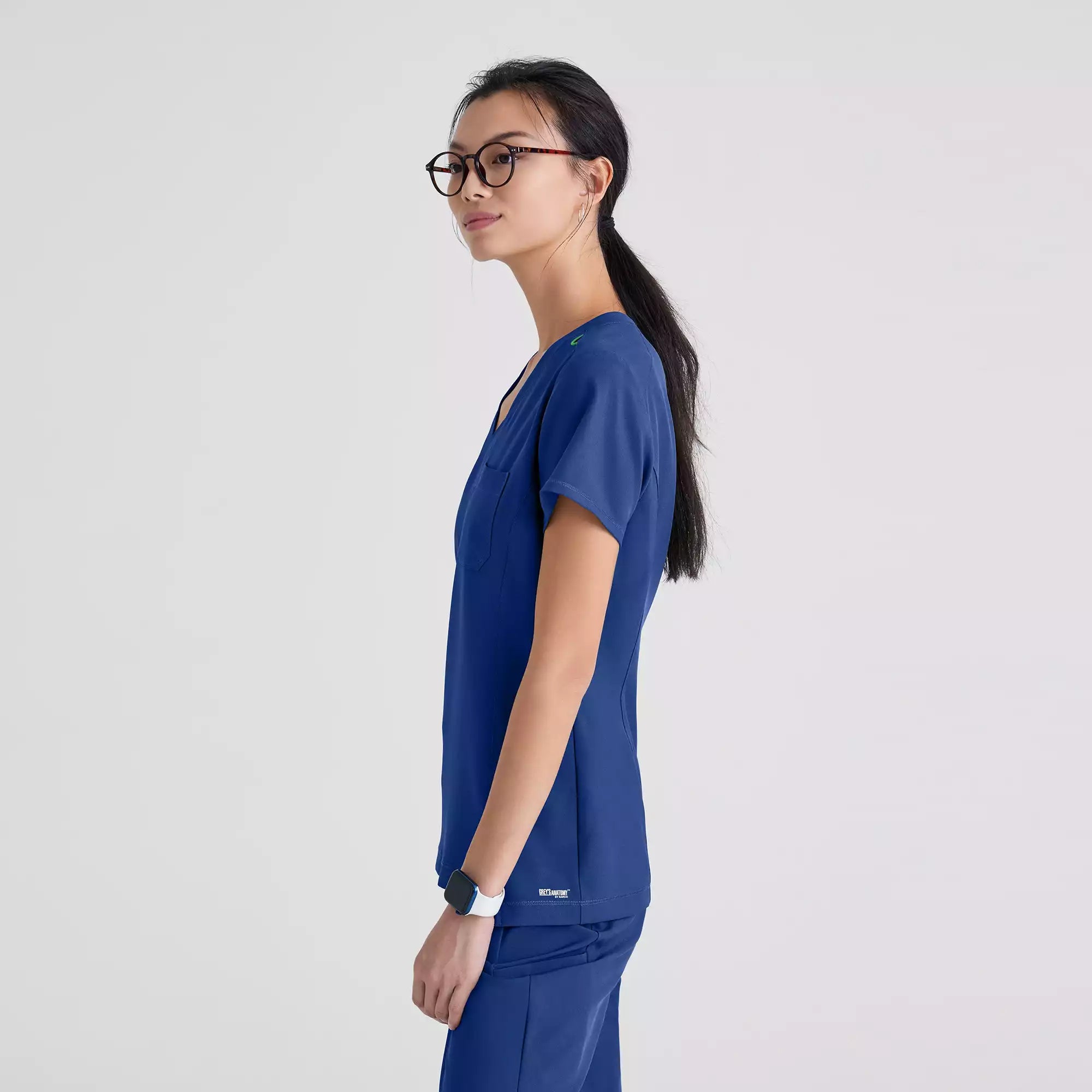 Grey's Anatomy Banded V-Neck Tuck-In Top | GSST181