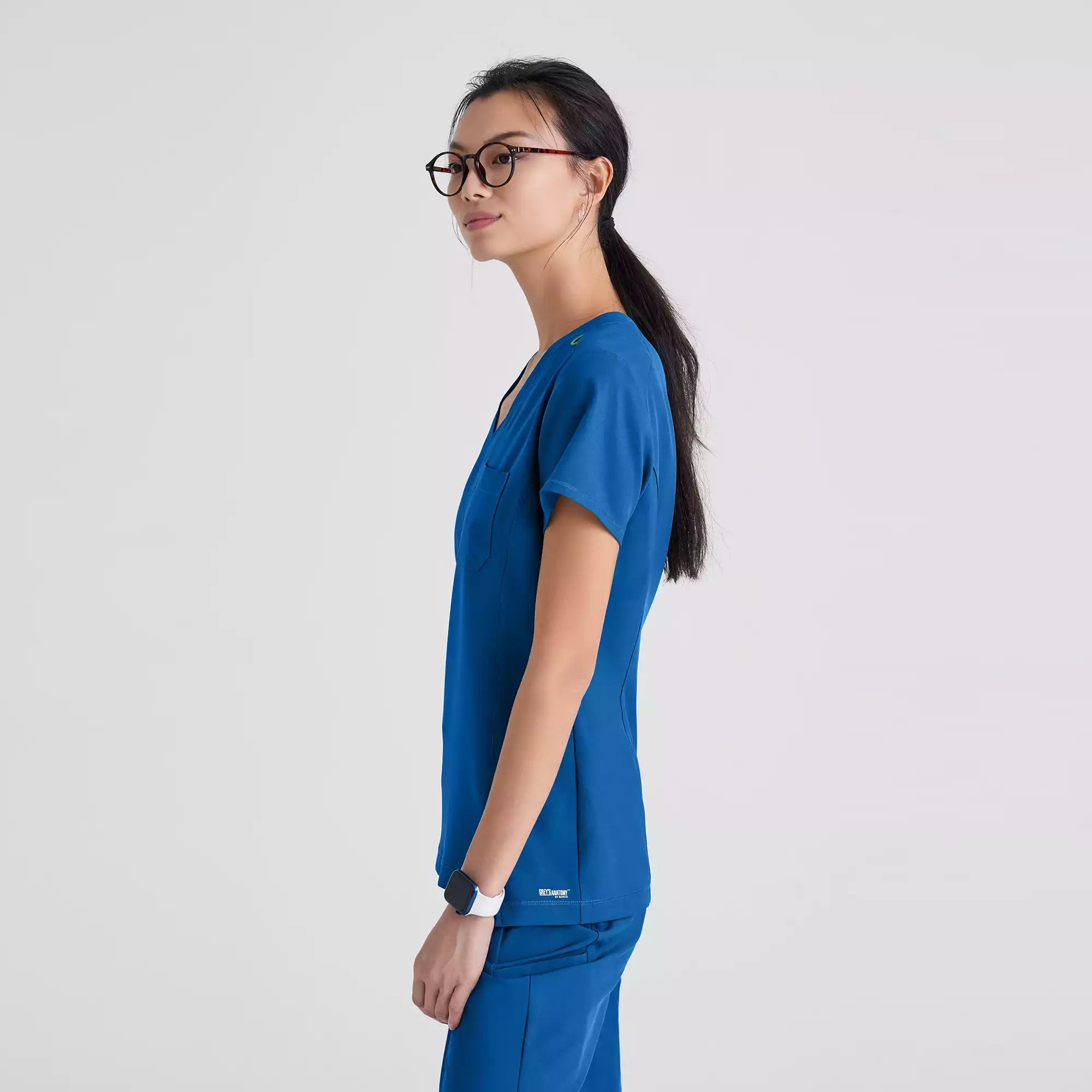 Grey's Anatomy Banded V-Neck Tuck-In Top | GSST181